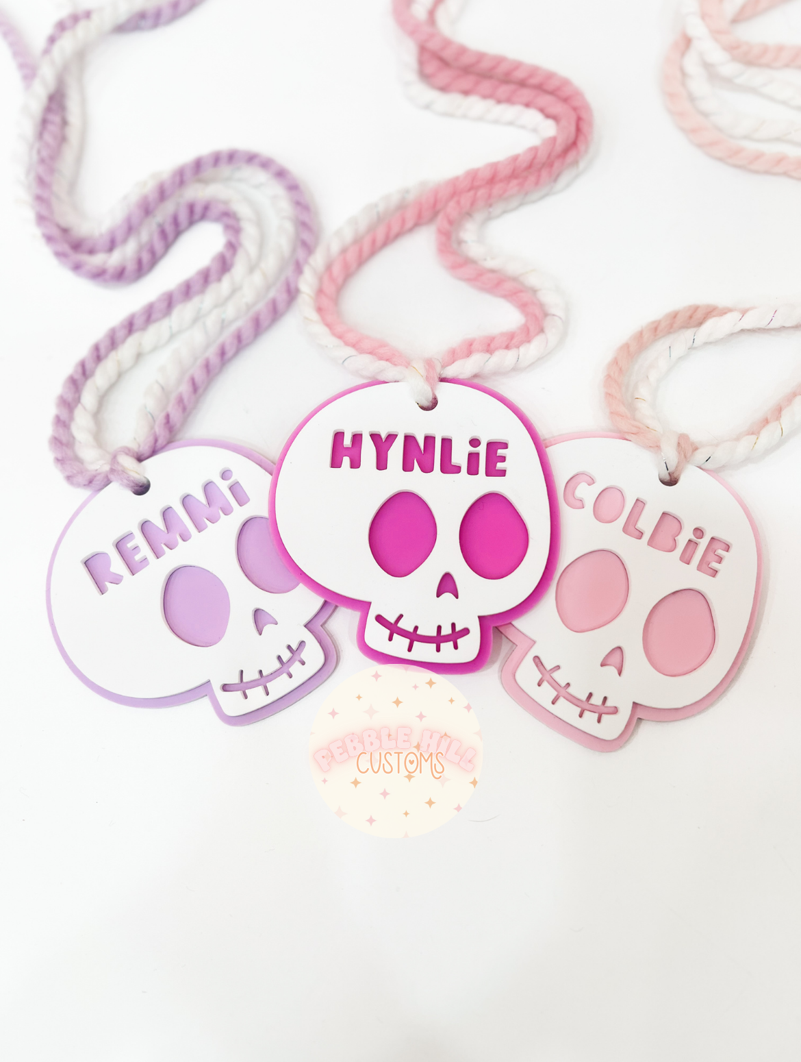 Skull Halloween Tag