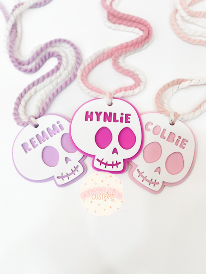 Skull Halloween Tag