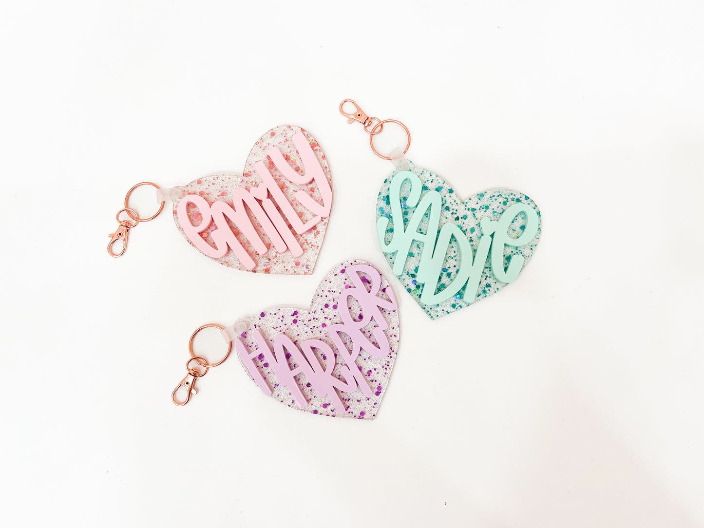 Heart Backpack Tags