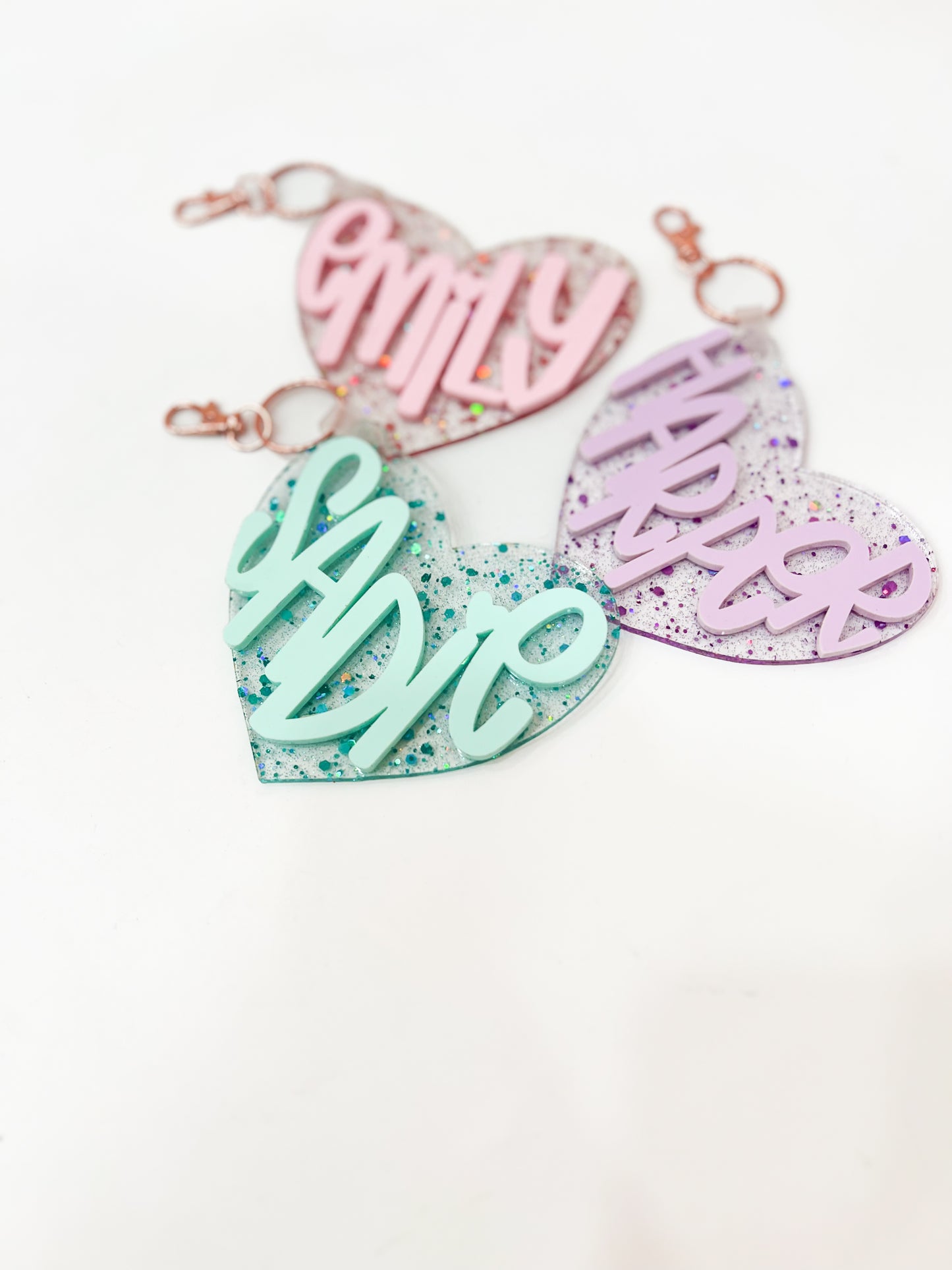 Heart Backpack Tags