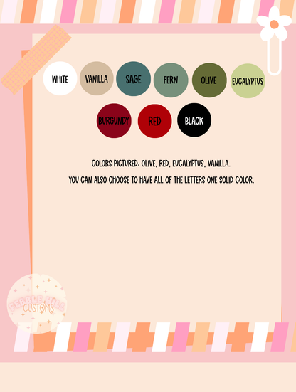 Christmas Ombre Stocking Tags