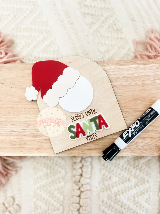 Christmas Countdown Sign