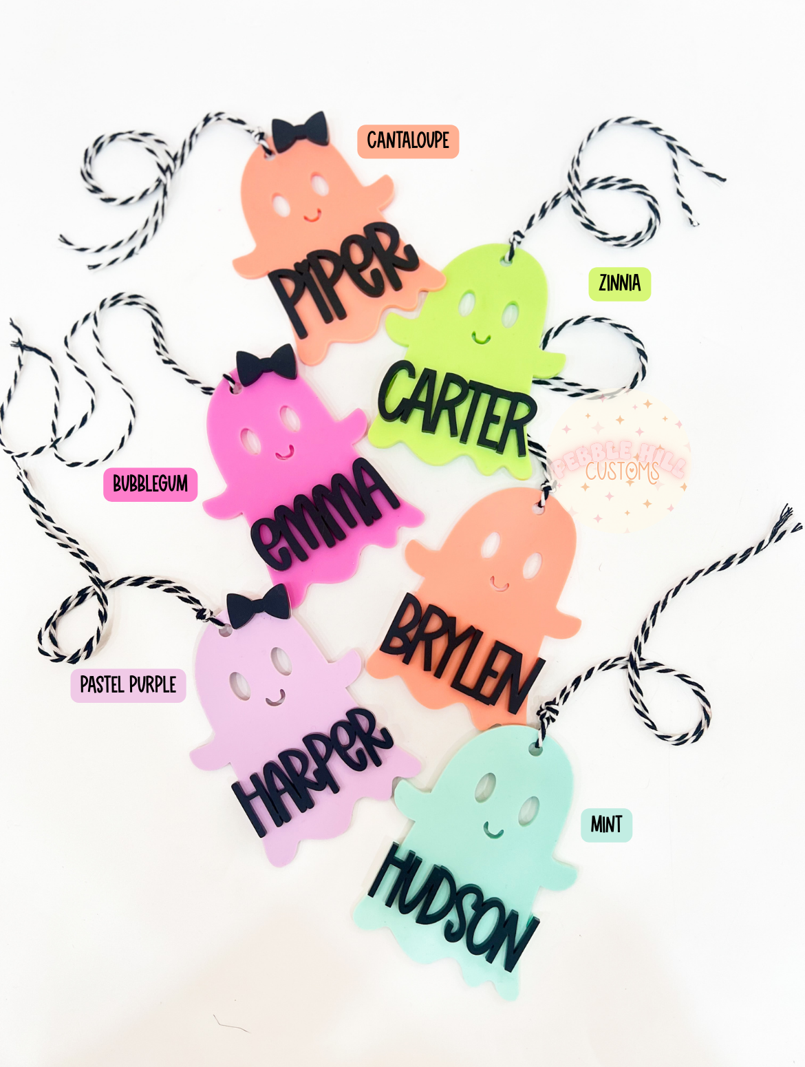 Neon Ghost Tags