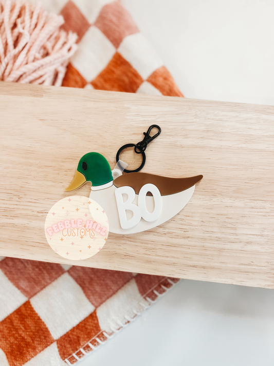 Mallard Duck Backpack Tag
